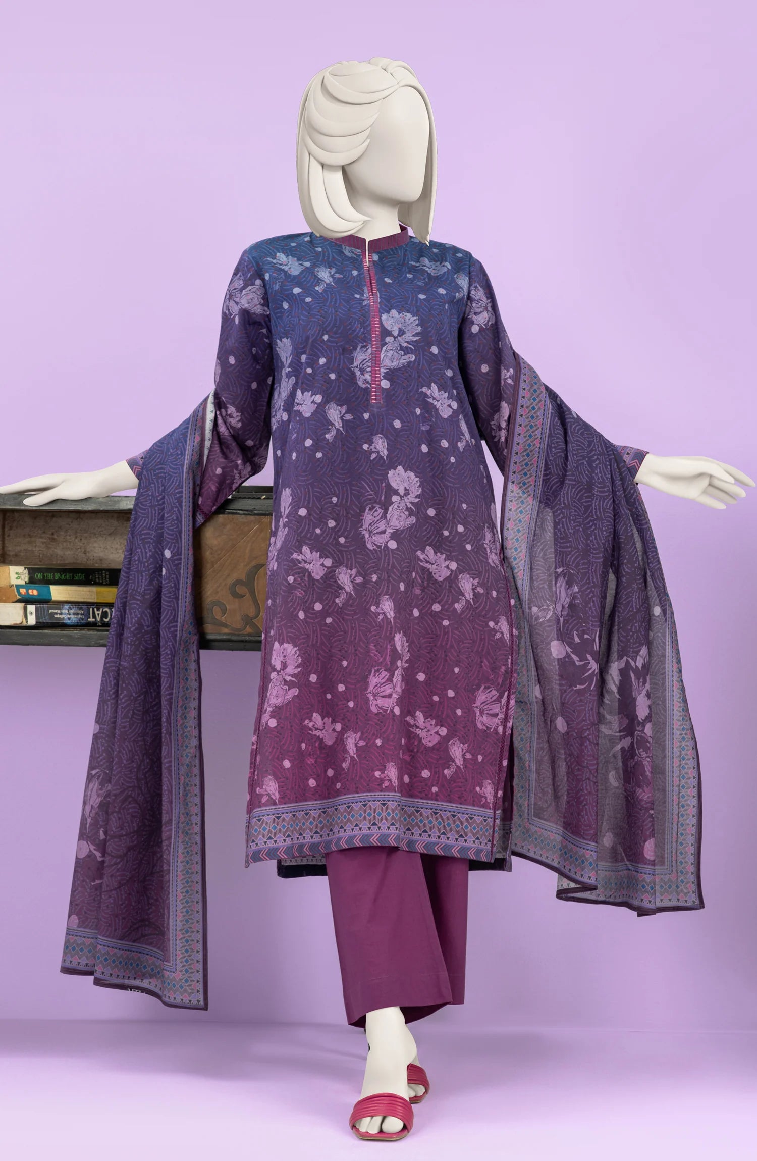 PRINTED LAWN 2PCS UNSTITCHED